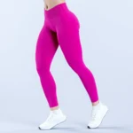 Seamless High-Waist Crossover Leggings