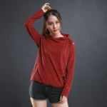 Women’s Quick-Dry Long Sleeve Gym Top