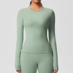 Long-Sleeve Dry-Fit Workout Top