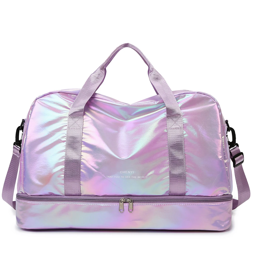 kf-Scbd5291df3cf4da893ee1ebffce397c9I Large Capacity Holographic Yoga Bag - Image 1