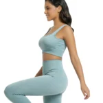 High-Waist Yoga Leggings Set