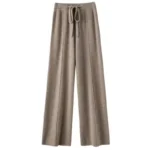Merino Luxe Wide-Leg Knit Pants